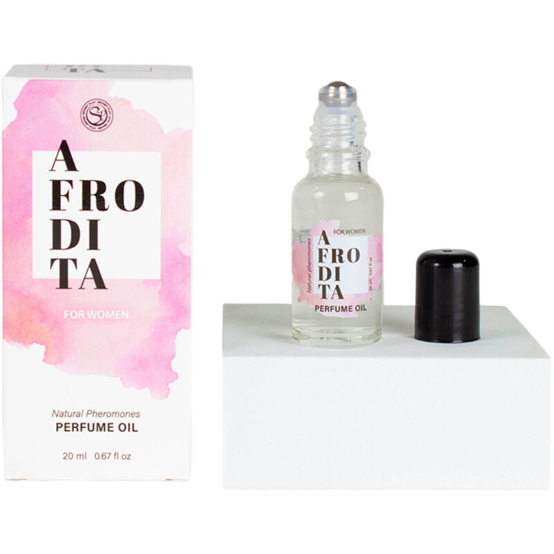 SECRETPLAY - ÓLEO DE PERFUME DE FEROMONAS NATURAIS AFRODITA 20 ML - Sexshoptuga  Sexshoptuga 