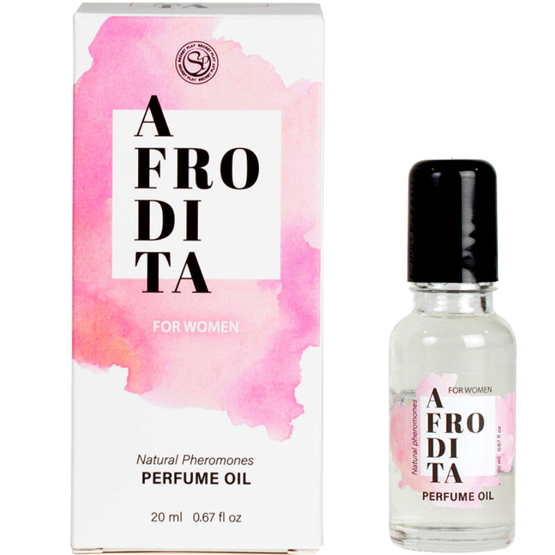 SECRETPLAY - ÓLEO DE PERFUME DE FEROMONAS NATURAIS AFRODITA 20 ML - Sexshoptuga  Sexshoptuga 