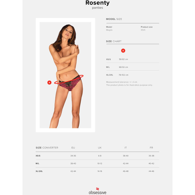 OBSESSIVE - CALA ROSENTY XS/S Sexshoptuga 