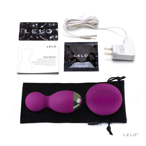 LELO - BADGE HULA BOLAS DEEP ROSE - Sexshoptuga  Sexshoptuga 