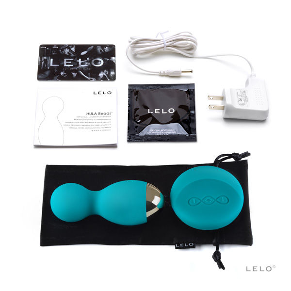 LELO - BADGE BOLAS DE HULA AZUIS - Sexshoptuga 