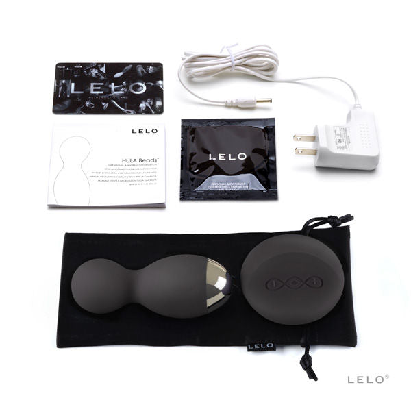 LELO - BADGE BOLAS DE HULA PRETAS - Sexshoptuga 