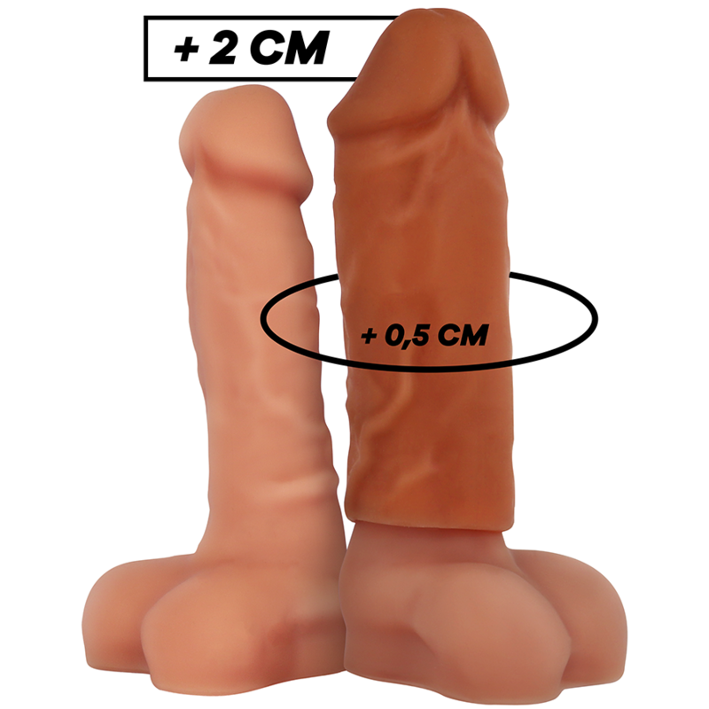 VIRILXL - EXTENSÃO DE PÊNIS DE SILICONE LÍQUIDO V3 MARROM - Sexshoptuga  Sexshoptuga 