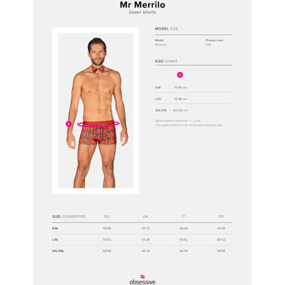 OBSESSIVE - BOXER MS MERRILO E LAO XXL/XXXL - Sexshoptuga 