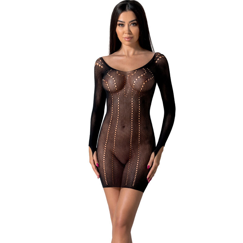 PASSION - BS101 BODYSTOCKING PRETO TAMANHO ÚNICO - Sexshoptuga 