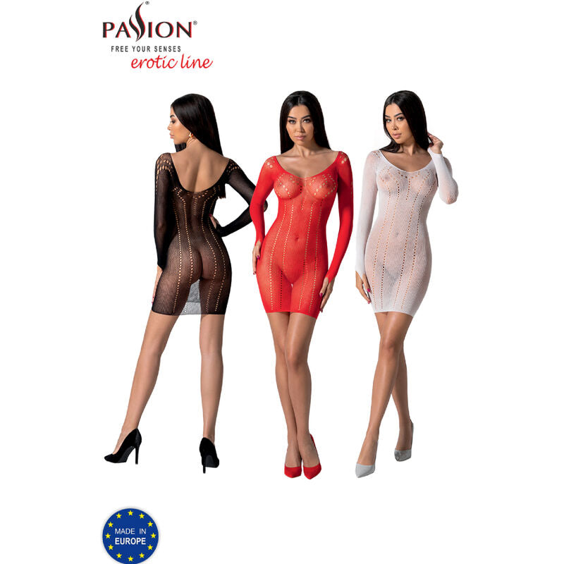 PASSION - BS101 BODYSTOCKING PRETO TAMANHO ÚNICO - Sexshoptuga 