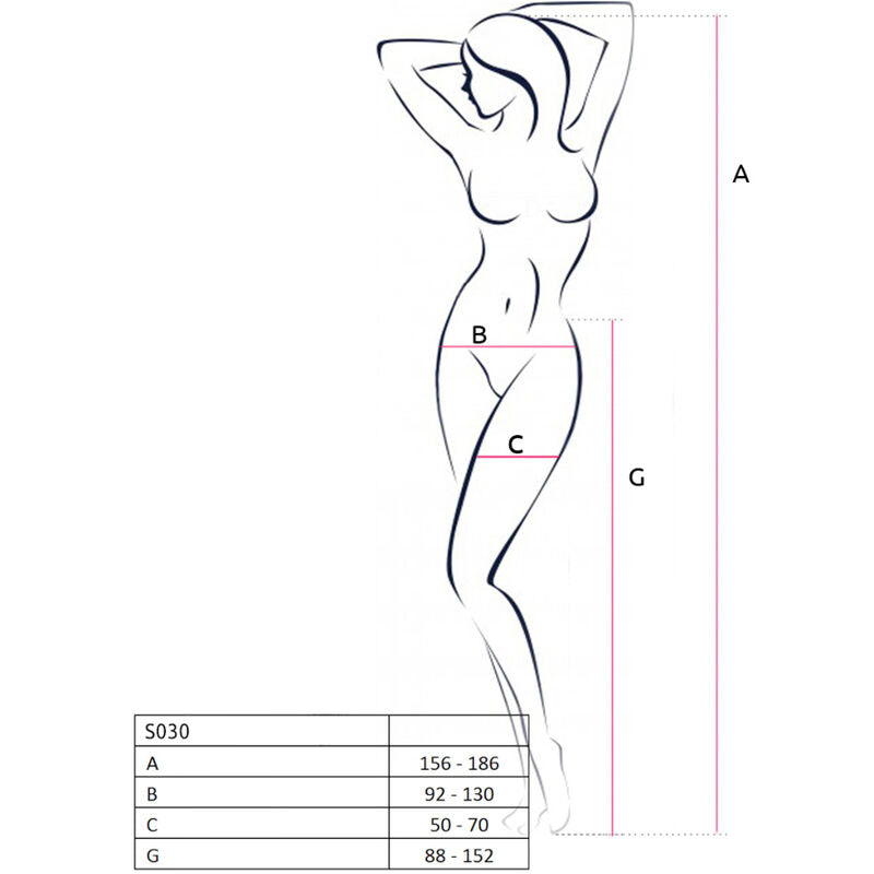 PASSION - CALAS S030 COM LIGA PRETA TAMANHO ÚNICO - Sexshoptuga  Sexshoptuga 