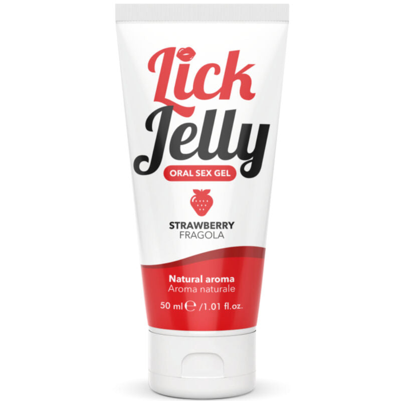 INTIMATELINE - LUBRIFICANTE LICK JELLY MORANGO 50 ML - Sexshoptuga  Sexshoptuga 