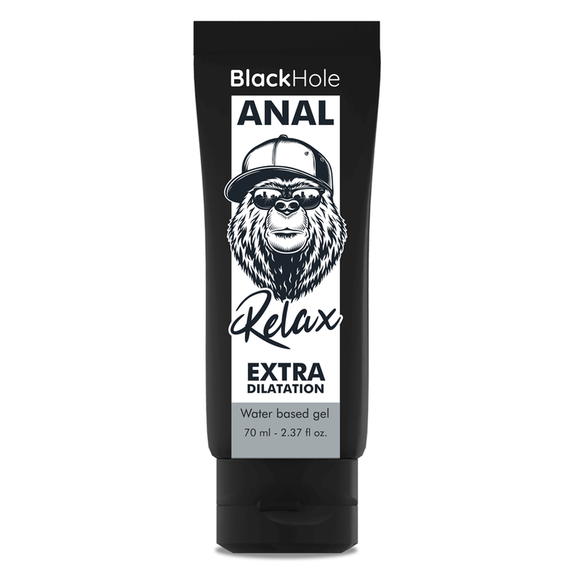 BLACK HOLE - GEL BASE DE ÁGUA DILATAÇÃO ANAL 70 ML - Sexshoptuga 