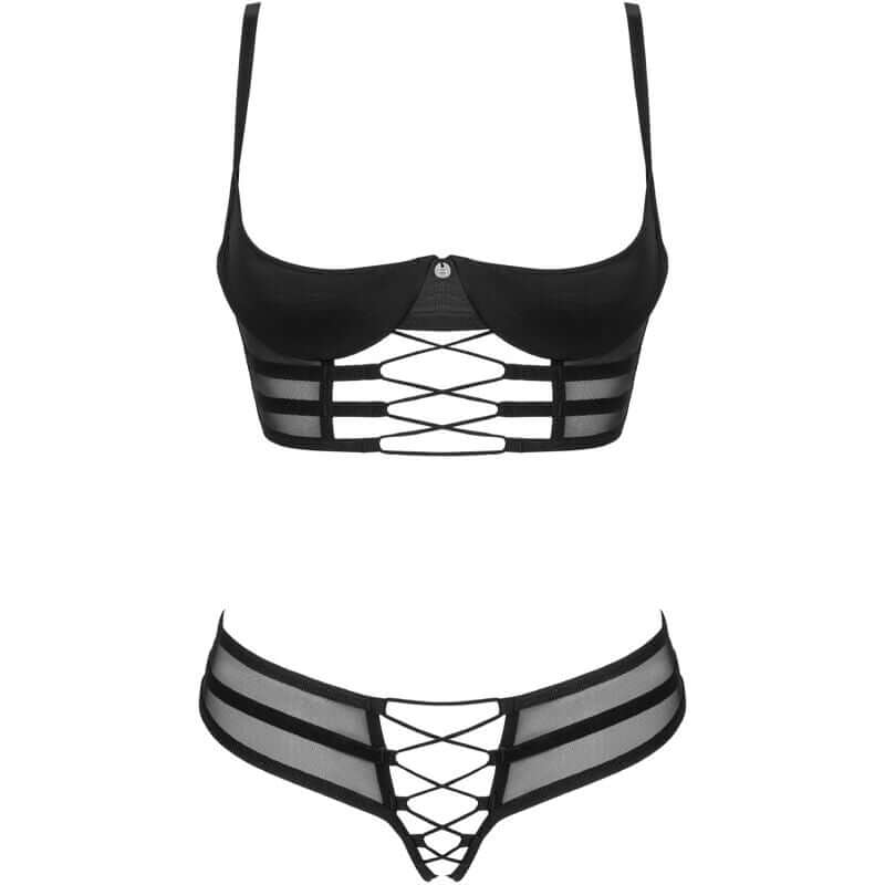 OBSESSIVE - ROXELIA TWO-PIECE CUPLESS SET XS/S Sexshoptuga 