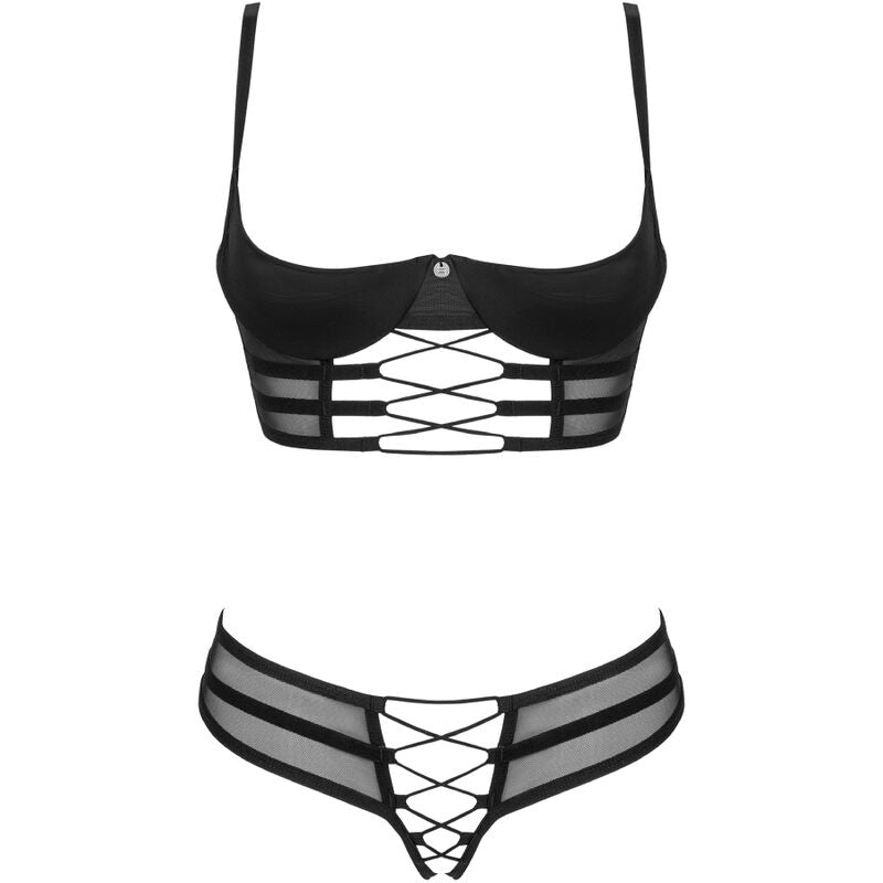 OBSESSIVE - ROXELIA TWO-PIECE CUPLESS SET XS/S Sexshoptuga 