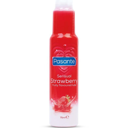 PASANTE - LUBRIFICANTE SABOR MORANGO 75 ML - Sexshoptuga 