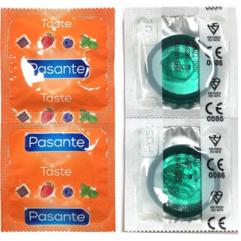 PASANTE - SACO DE PRESERVATIVOS SABOR HORTEL 144 UNIDADES - Sexshoptuga 