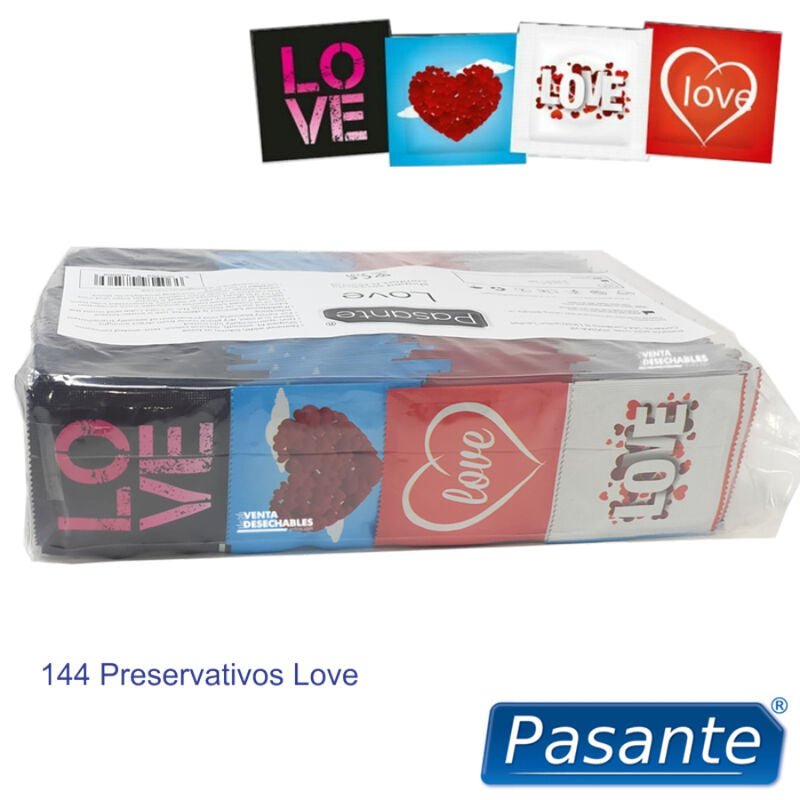 PASANTE - SACO DE AMOR DE PRESERVATIVOS 144 UNIDADES - Sexshoptuga  Sexshoptuga 