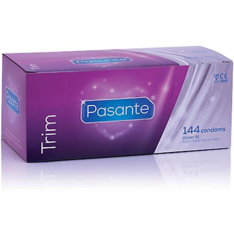 PASANTE - PRESERVATIVOS TRIM CLOSER FIT CAJA 144 UNIDADES - Sexshoptuga  Sexshoptuga 