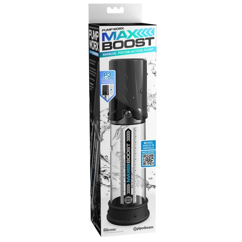 PUMP WORX - MAX BOOST PRETA - Sexshoptuga  Sexshoptuga 