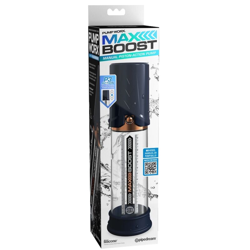 PUMP WORX - MAX BOOST AZUL - Sexshoptuga  Sexshoptuga 