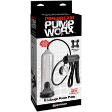 PUMP WORX - BOMBA DE POTÊNCIA PRO-GAUGE TRANSPARENTE - Sexshoptuga  Sexshoptuga 