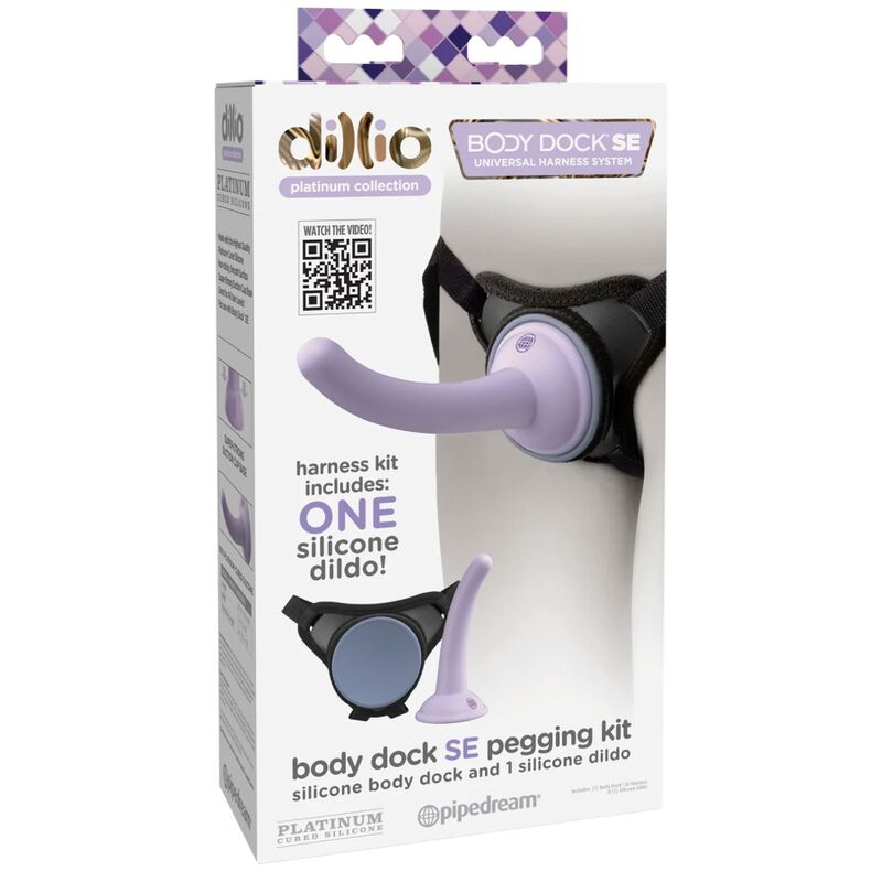 DILLIO - ARNÊS BODY DOCK VIOLETA - Sexshoptuga  Sexshoptuga 