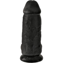 KING COCK - PÊNIS GORDINHO REALISTA 23 CM PRETO - Sexshoptuga  Sexshoptuga 