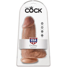 KING COCK - PÊNIS GORDINHO REALISTA 23 CM CARAMELO - Sexshoptuga  Sexshoptuga 