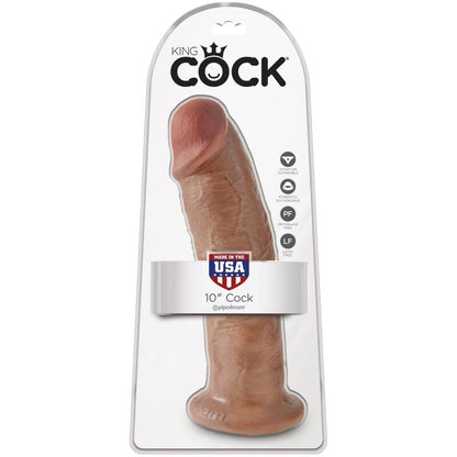 KING COCK - PÊNIS REALÍSTICO 24 CM CARAMELO - Sexshoptuga 