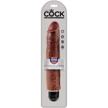 KING COCK - VIBRADOR DE PÉNIS REALISTA 25.6 CM CASTANHO - Sexshoptuga  Sexshoptuga 