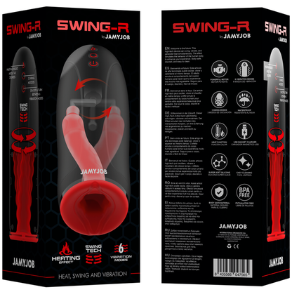 JAMYJOB - EFEITO DE AQUECIMENTO SWING-R, TECNOLOGIA DE SWING E MASTURBADOR DE VIBRAO - Sexshoptuga 