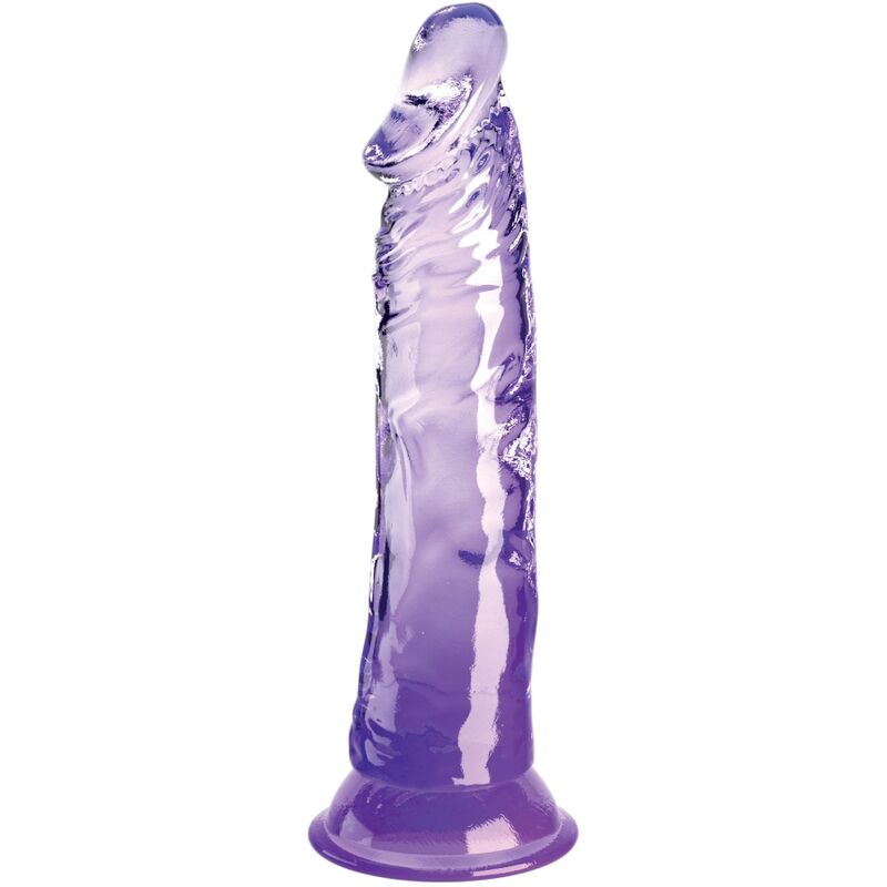 KING COCK - CLEAR PÊNIS REALÍSTICO 19.7 CM ROXO - Sexshoptuga  Sexshoptuga 