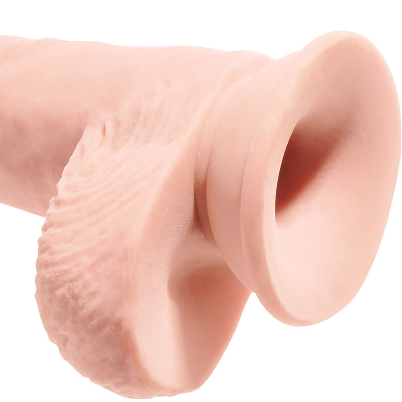 KING COCK - PÊNIS REALÍSTICO COM BOLAS 19.4 CM LEVE - Sexshoptuga 