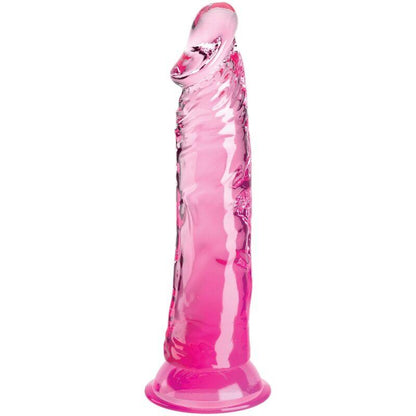 KING COCK - CLEAR PÊNIS REALÍSTICO 19.7 CM ROSA - Sexshoptuga 