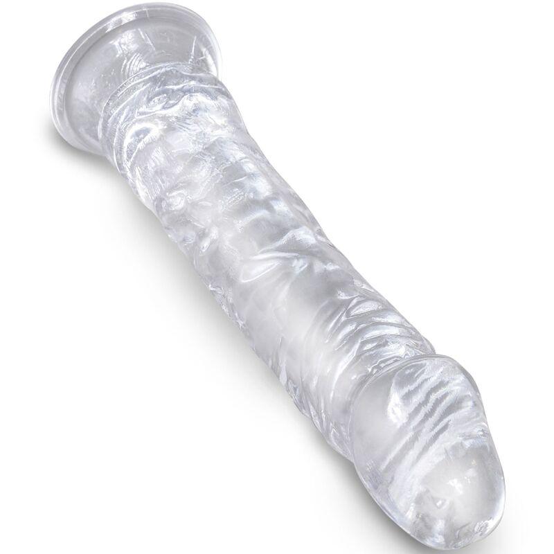 KING COCK - PÊNIS REALISTA CLARO 19.7 CM TRANSPARENTE - Sexshoptuga 