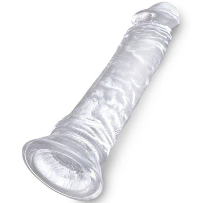 KING COCK - PÊNIS REALISTA CLARO 19.7 CM TRANSPARENTE - Sexshoptuga 