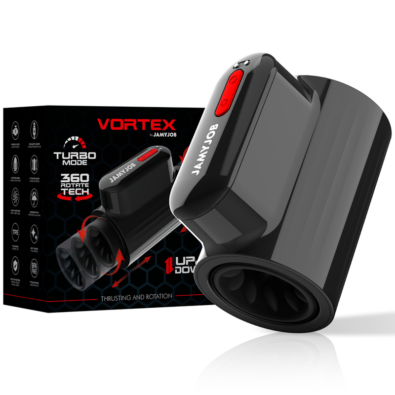 JAMYJOB - VORTEX THRUSTING E 360 ROTATE TECH TURBO MODE MASTURBATOR - Sexshoptuga  Sexshoptuga 