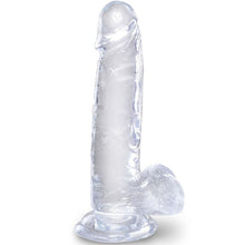 KING COCK - CLEAR PÊNIS REALÍSTICO COM BOLAS 15.2 CM TRANSPARENTE - Sexshoptuga  Sexshoptuga 