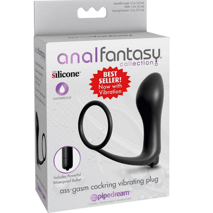 ANAL FANTASY ELITE COLLECTION - PLUG VIBRADOR DE ANAL COCKRING ASS-GASM - Sexshoptuga 