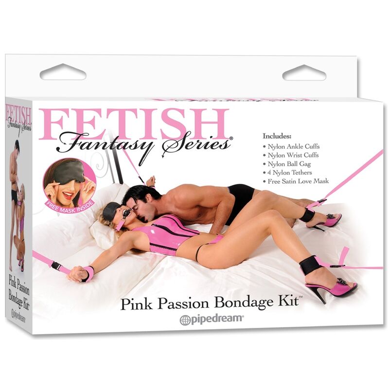 FETISH FANTASY SERIES - KIT BONDAGE ROSA - Sexshoptuga  Sexshoptuga 