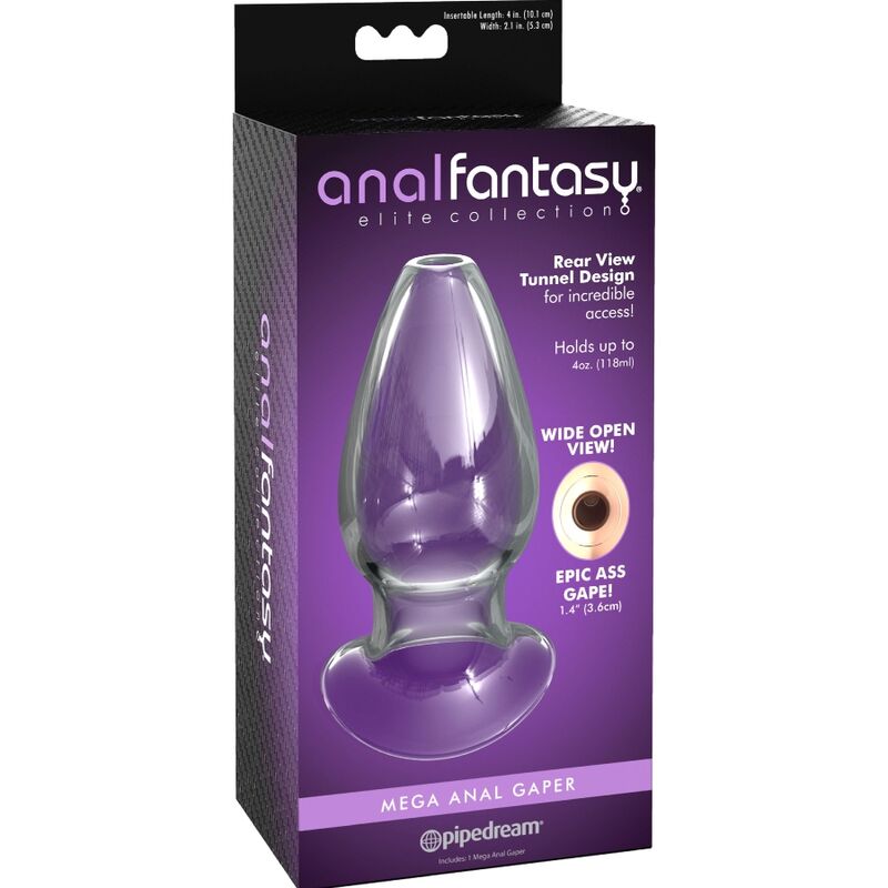 ANAL FANTASY ELITE COLLECTION -DILATOR DE CRISTAL ANAL GAPER TAMANHO L - Sexshoptuga  Sexshoptuga 