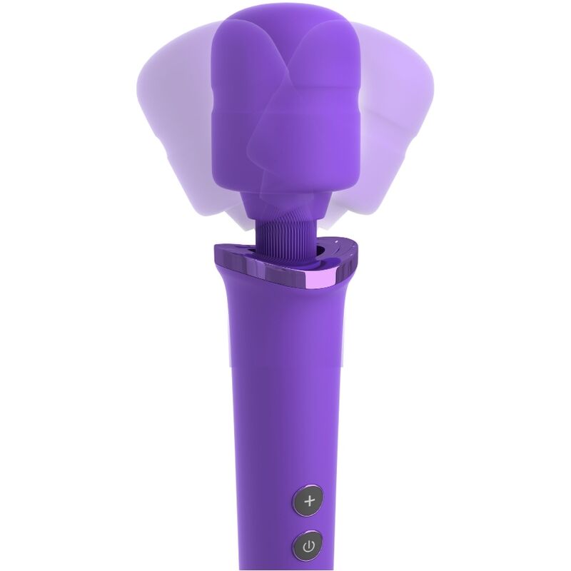 FANTASY FOR HER - MASSAGADOR DE VARINHA RECARREGÁVEL PARA ELA E VIBRADOR 50 NÍVEIS VIOLETA - Sexshoptuga  Sexshoptuga 