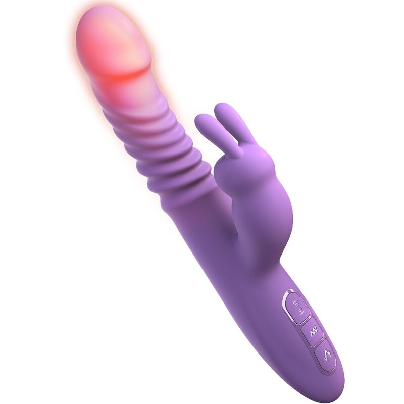 FANTASY FOR HER - ESTIMULADOR DE CLITÓRIS DE COELHO COM OSCILAÇÃO DE FUNÇÃO DE CALOR E VIBRAÇÃO VIOLETA - Sexshoptuga 