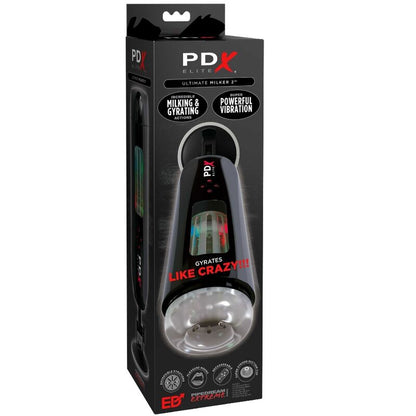 PDX ELITE - STROKER ULTIMATE MILKER 2 ROTATIVO E VIBRADOR - Sexshoptuga 