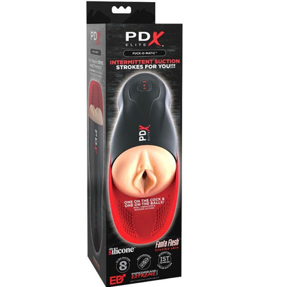 PDX ELITE - STROKER FUCK-O-MATIC VAGINA DUPLA VIBRAO PÊNIS E TESTÍCULOS - Sexshoptuga 