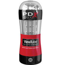 PDX ELITE - STROKER VIEWTUBE CONTROL SUCO TRANSPARENTE - Sexshoptuga  Sexshoptuga 