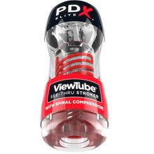 PDX ELITE - STROKER VIEWTUBE 2 COMPRESSO ESPIRAL TRANSPARENTE - Sexshoptuga  Sexshoptuga 