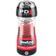 PDX ELITE - STROKER VIEWTUBE 2 COMPRESSO ESPIRAL TRANSPARENTE - Sexshoptuga 