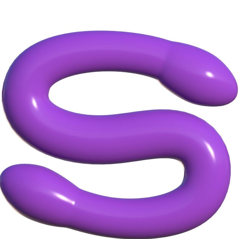 CLASSIX - DILDO DUPLO FLEXÍVEL 43,7 CM ROXO - Sexshoptuga  Sexshoptuga 