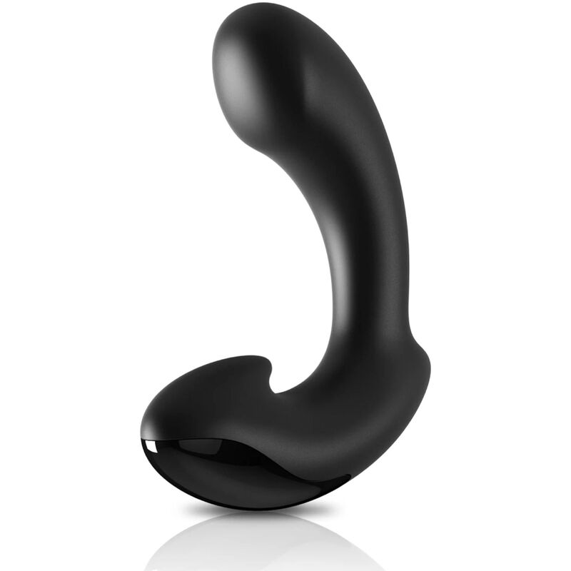 SIR RICHARDS - MASSAGEADOR DE PRÓSTATA P-POINT DE SILICONE PRETO - Sexshoptuga 