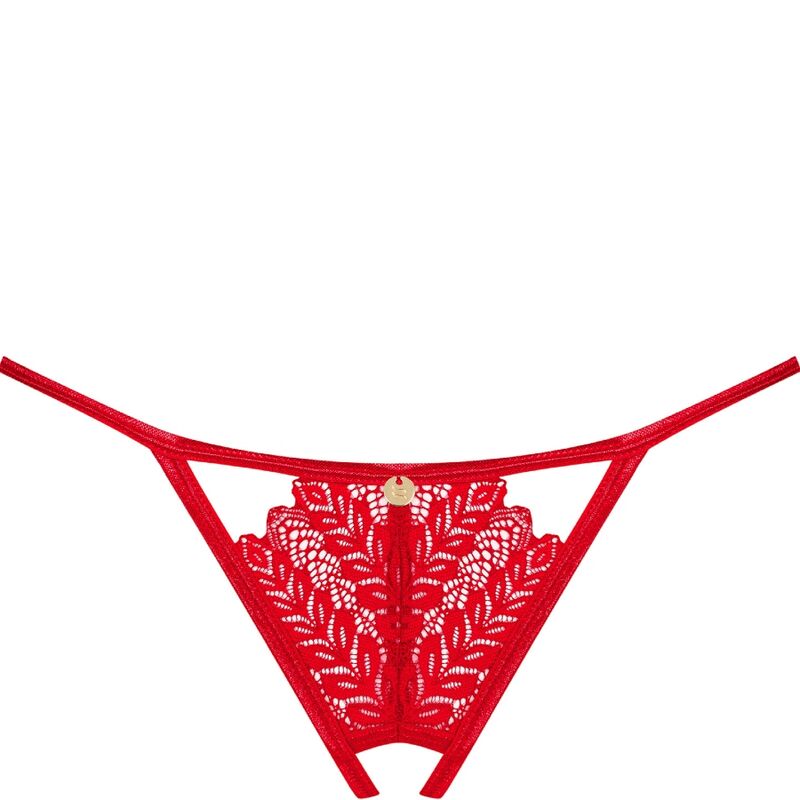 OBSESSIVE - TANGA INGRIDIA VERMELHA M/L - Sexshoptuga  Sexshoptuga 