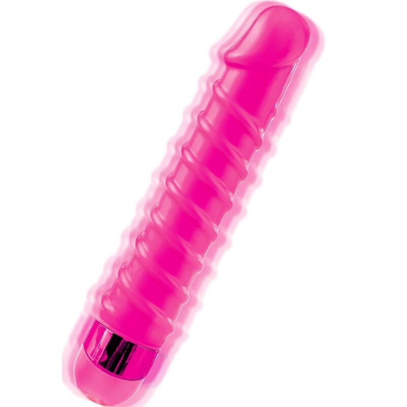 CLASSIX - MASSAGER VIBRANTE CANDY TWIRL 16,5 CM ROSA - Sexshoptuga 