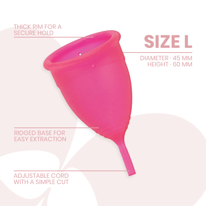 INTIMICHIC - COPO MENSTRUAL GRAU MÉDICO SILICONE - TAMANHO S - Sexshoptuga  Sexshoptuga 